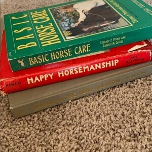 Vintage horse books lot of 3